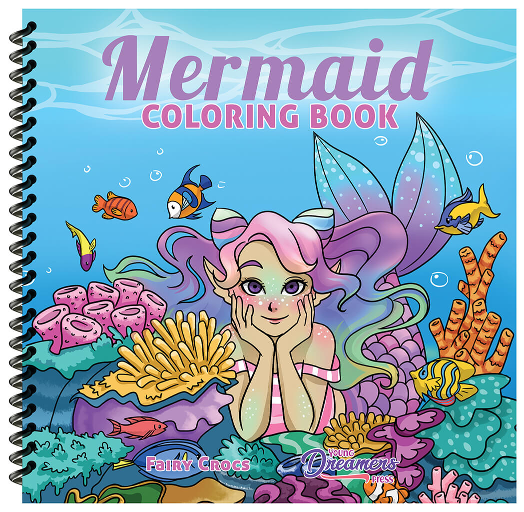 Mermaid Coloring Book (Spiral Edition) – Young Dreamers Press