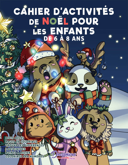 Cahier d'activités de Noël pour les enfants de 6 à 8 ans