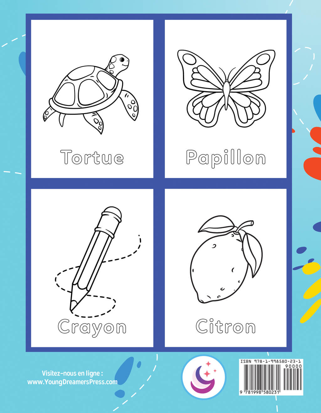 Livre de coloriage pour tout-petits de 1 à 3 ans