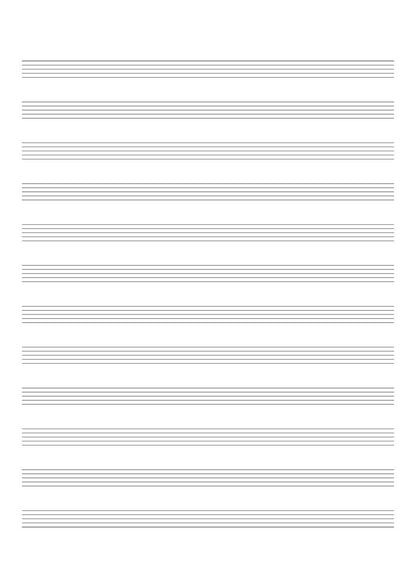 Manuscript Paper: Colour Spectrum | A4 Blank Sheet Music Spiral Notebook