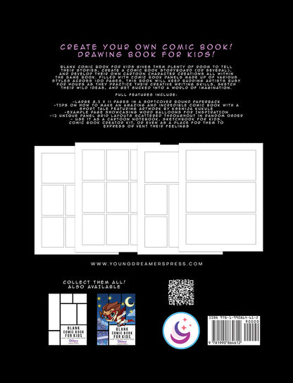 Blank Comic Book for Kids: Make Your Own Comic Book (Hardcover)