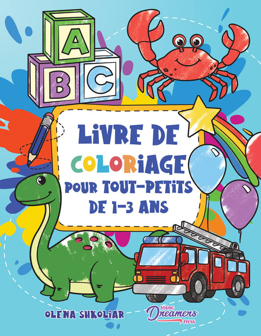 Livre de coloriage pour tout-petits de 1 à 3 ans