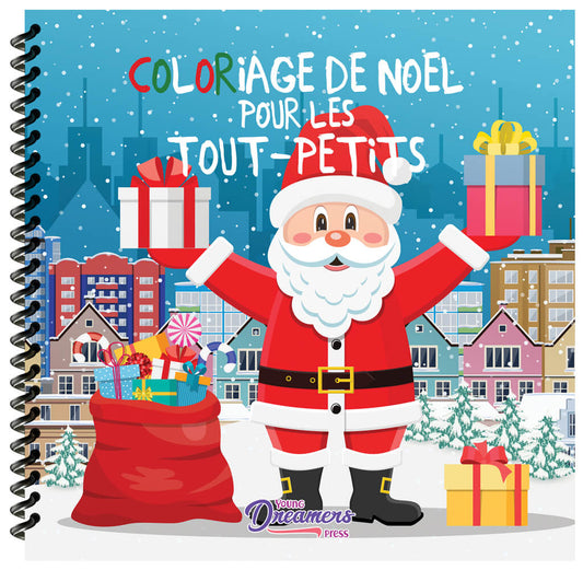 Coloriage de Noël pour les tout-petits (Couverture à spirales)