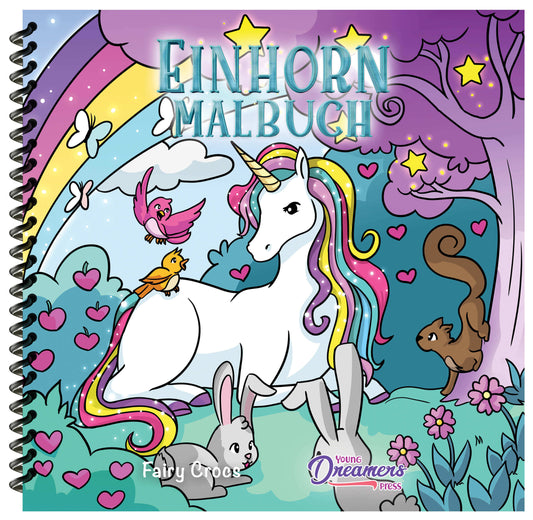 Einhorn Malbuch Für Kinder (Spiralbindung)