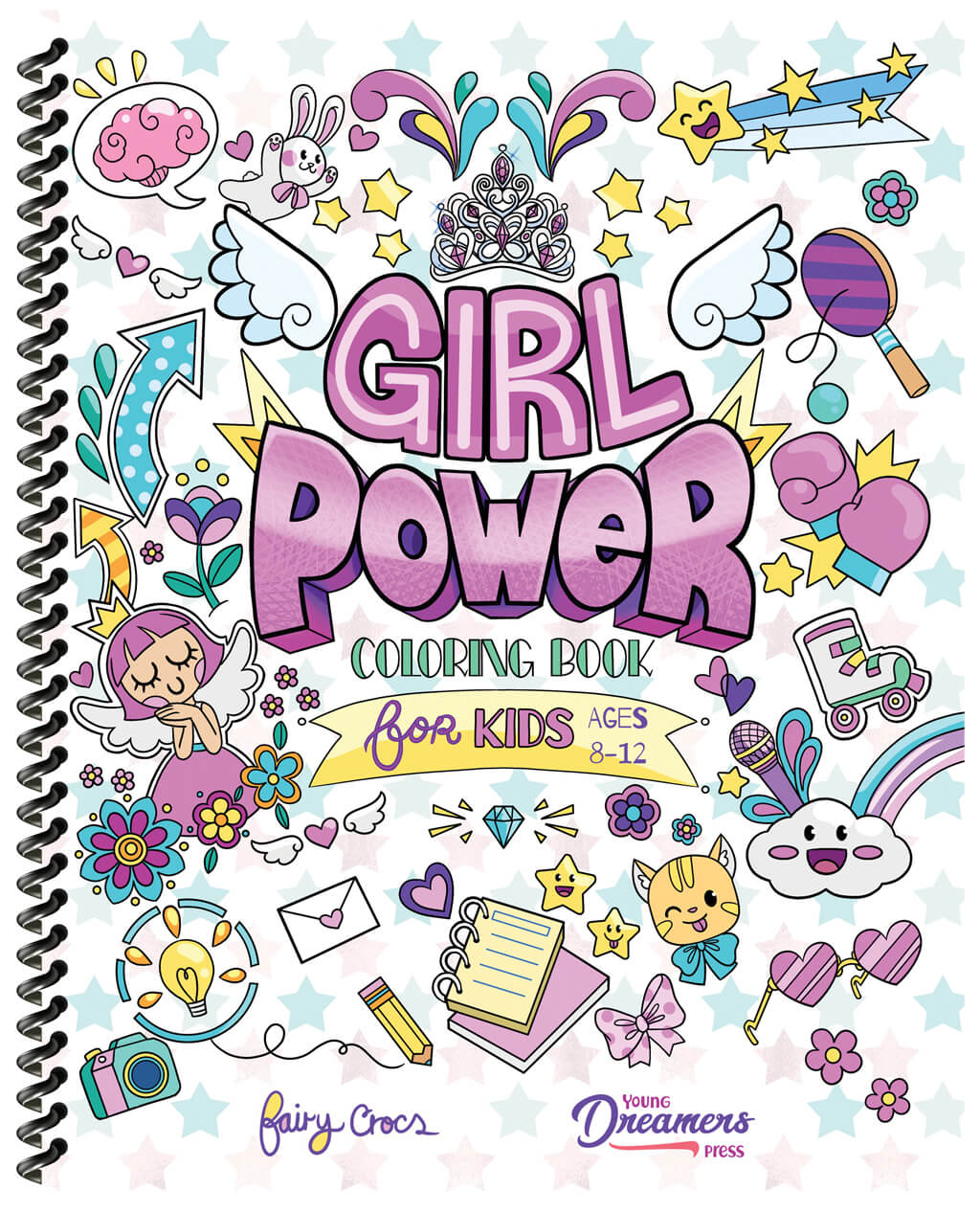 I am Strong: Inspirational Coloring Book for girls age 8-12 and